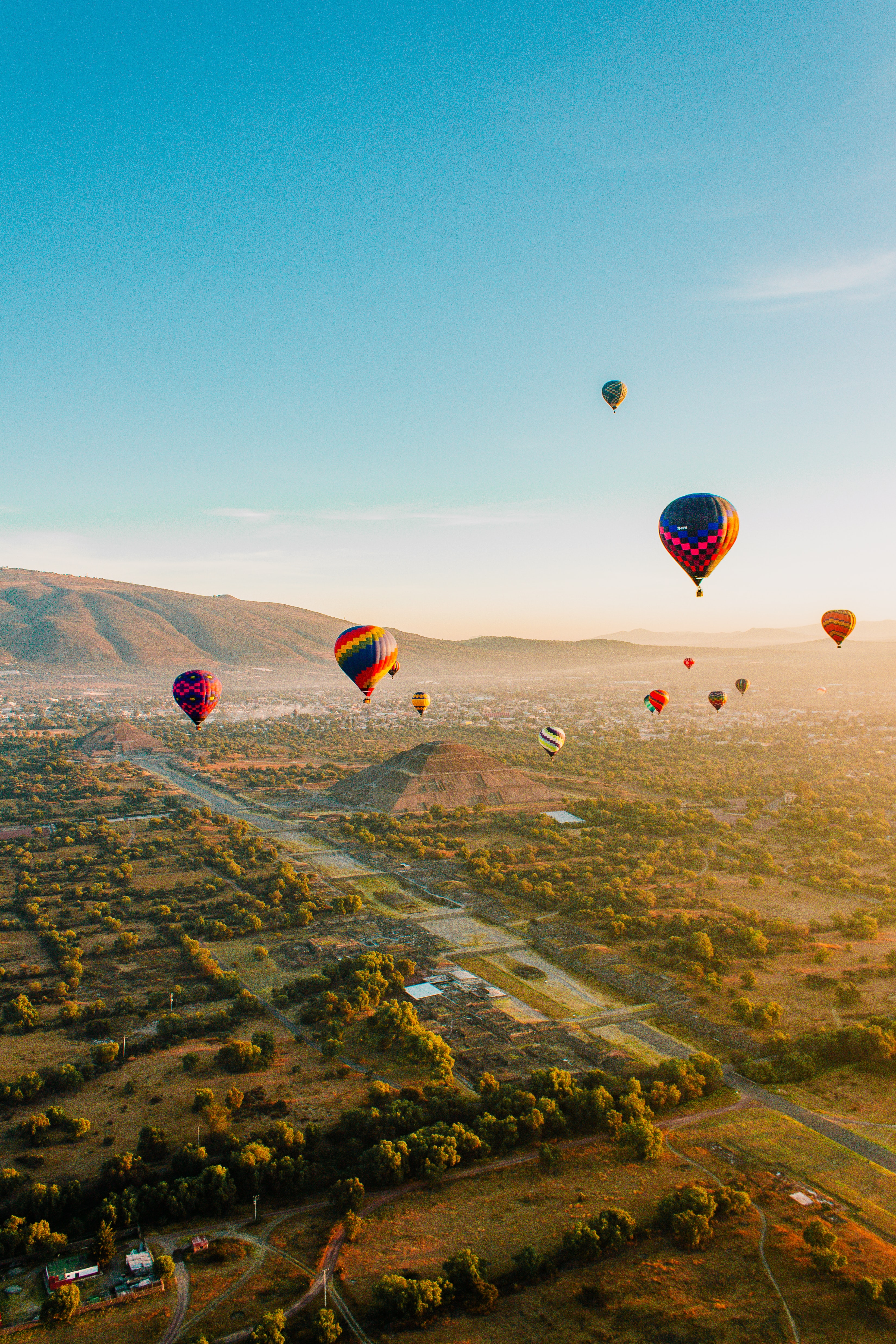 Teotihuacan en Montgolfière